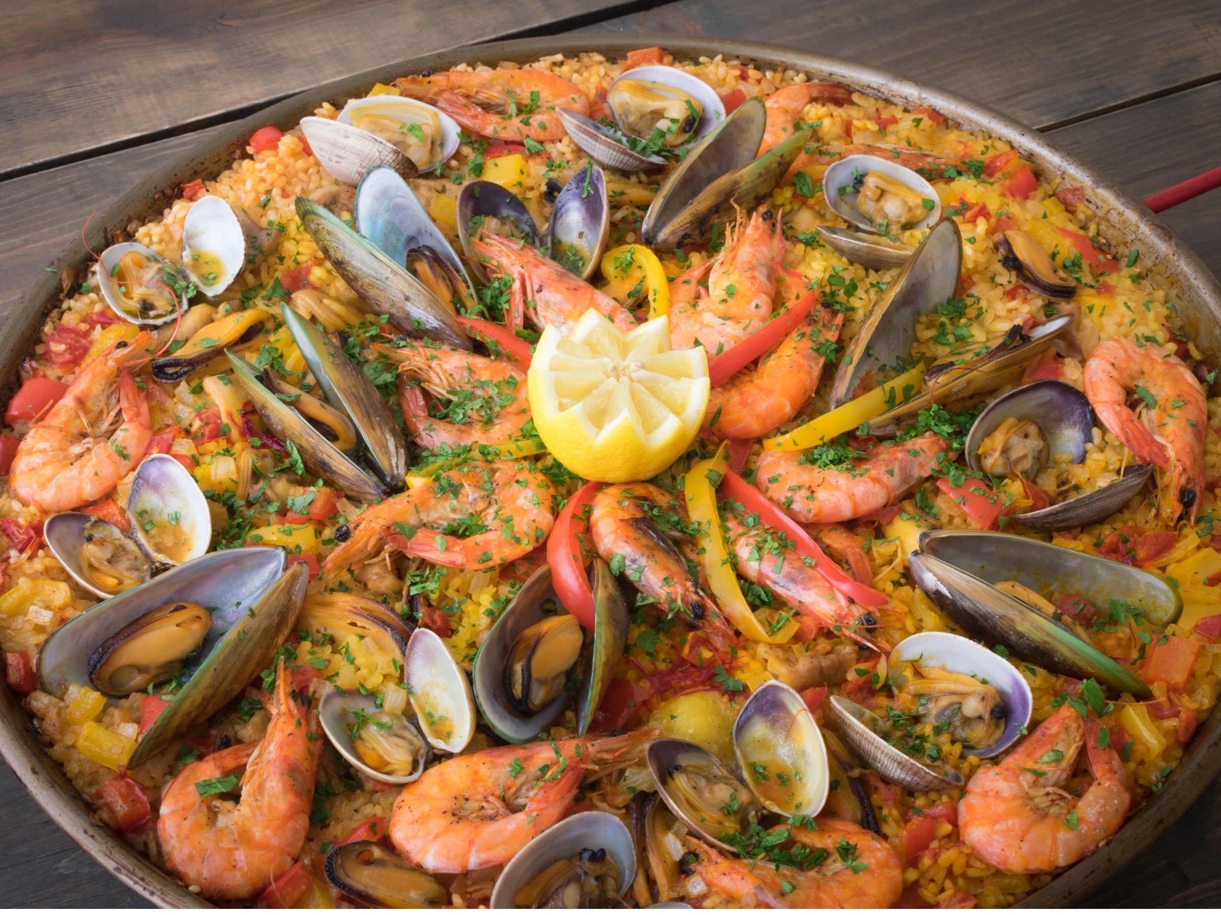 Seafood Paella (Paella de Mariscos)