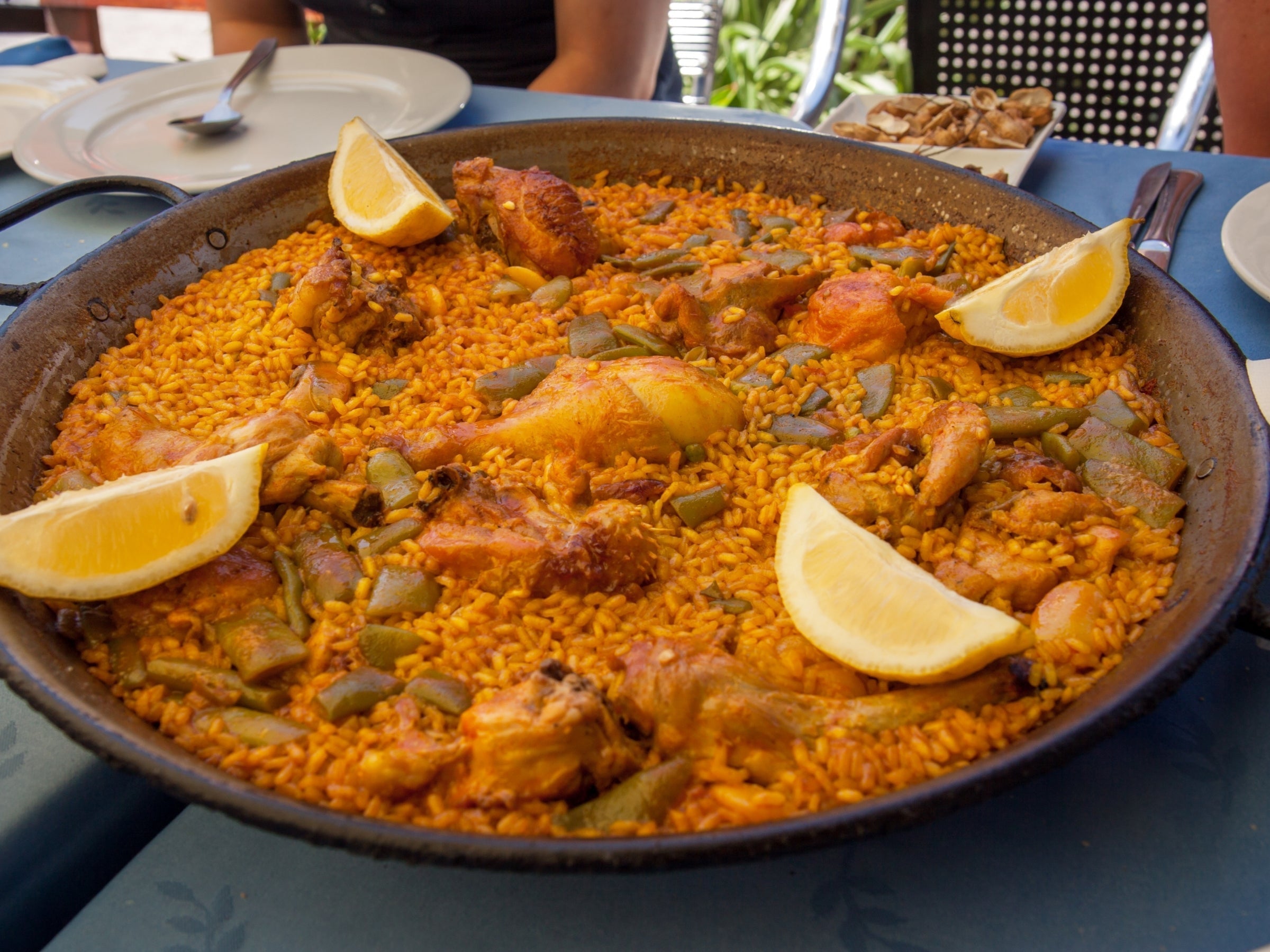 Traditional Valencian Paella (Paella Valenciana)
