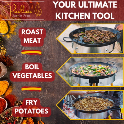 Paelluxe 15'' Paella Pan
