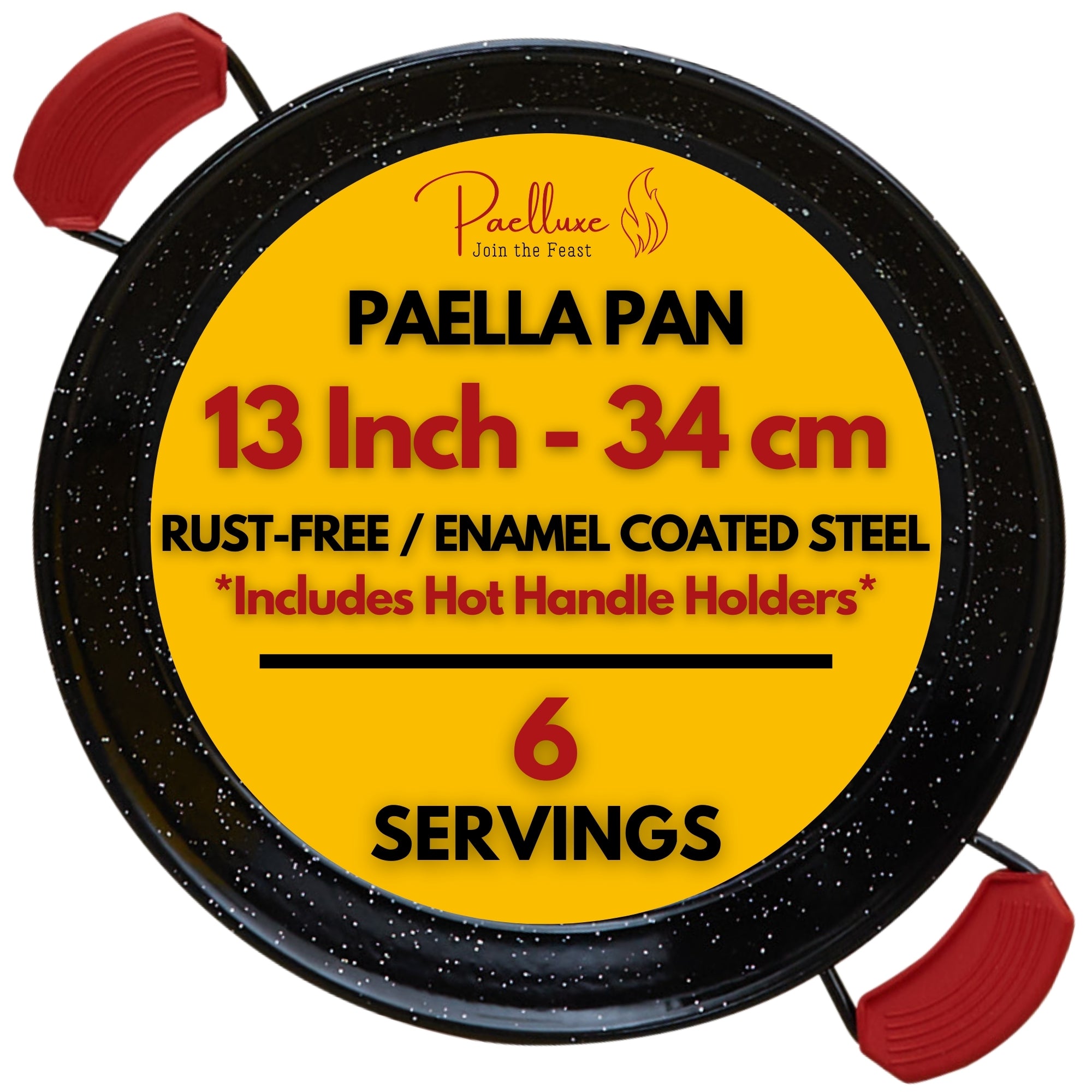 Paelluxe 13" Paella Pan